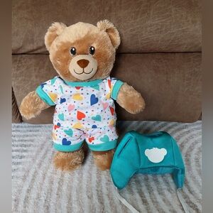 Build a Bear Teddy Valentine Outfit with Helmet - Kids Toys Plush
